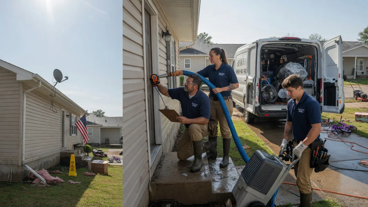 Ceiling Water Damage Restoration in Bosworth, MO near me